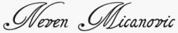 signatur - neven micanovic